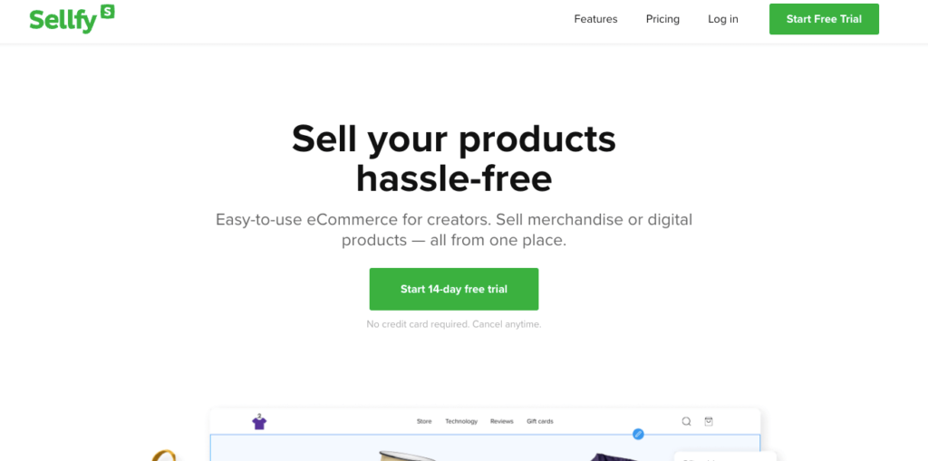 platforma sklepu internetowego sellfy