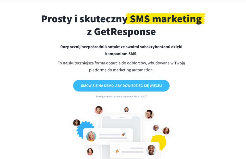 sms marketing getresponse